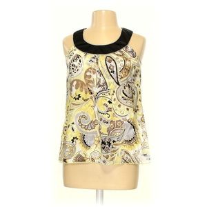 Byer California - Sleeveless - Yellow and Black Top - Size XL